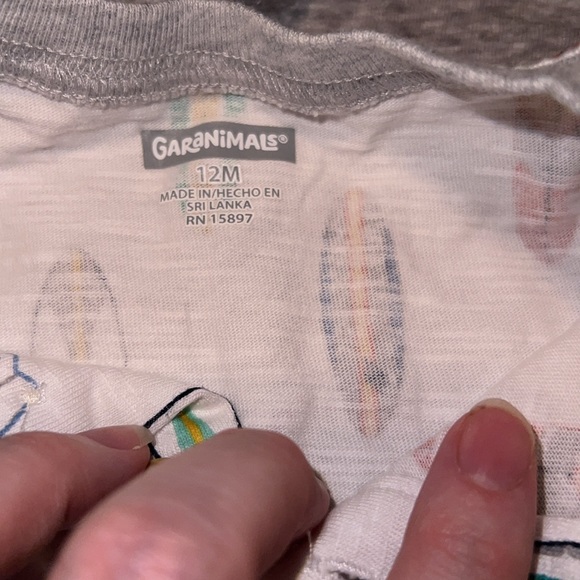 Bundle of Garanimal bodysuits size 12 months - Picture 7 of 9